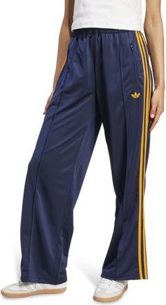 adidas Womens Originals Oversized Firebird Pants - Night Indigo/Crew Orange Size M