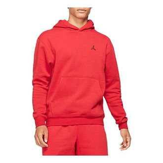 Nike Jordan Air Jordan Embroidered Logo Sports Fleece Hoodie Red DA9818-687
