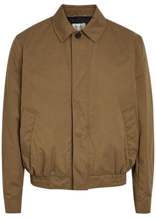 Saint Laurent Quilted Cotton Jacket - Taupe - XL