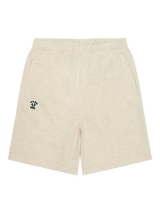 Aape By A Bathing Ape logo-patch track shorts - Neutrals
