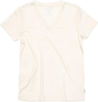 Devold Premium V-Neck Merinoshirt f&uuml;r Damen | wei&szlig;