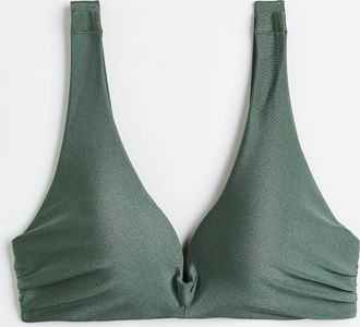 H&M Push-up-Bikinitop - Green