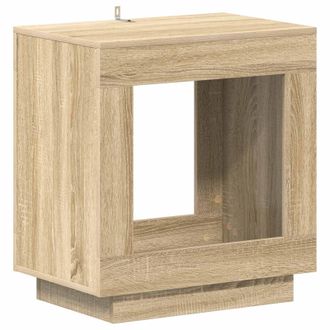 vidaXL Mesa Lateral Roble Sonoma 60 X 40 X 65 Cm Madera De Ingenier&iacute;a Vidaxl