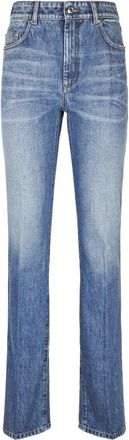 Sportmax Pantalone in denim - Dames - Bootcut Jeans - Blauw - W25 - Denim - Jeans