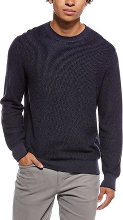 Vince Geo Jacquard Wool & Cashmere Crewneck Sweatshirt