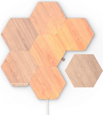 Nanoleaf Elements Smarter Kit (7 Panels) | Birchwood Hexagons in Multicolor at Nordstrom