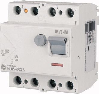 OEM Interruptor Diferencial Eaton Xpole Home Hnc-63/4/003-a 63 A 0,03 A