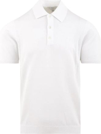 Malo Shaved Polo met Korte Mouwen - Heren - Polos - Wit - M - Katoen - Tops