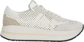 Premiata Ivory Bethcoin 8171 Perforated Sneakers