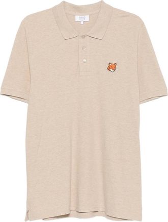 Maison Kitsun&eacute; Fox Head Patch Polo Shirt
