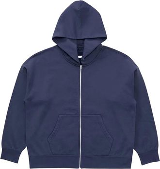 Visvim Felpa Ultimate Jumbo con zip - Blu