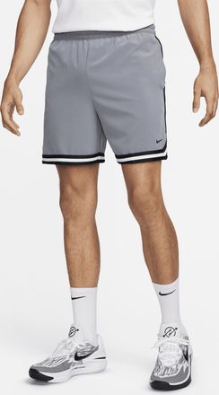 Nike Mens DNA Dri-FIT 6 UV Woven Basketball Shorts in Grey | FN2659-065