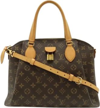 Louis Vuitton Pre-owned Monogram Handtas - Dames - Vintage Handtas - Bruin - ONE Size - Vintage