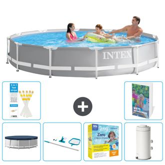 Intex Piscina Prism Frame Redonda - 366x76 Cm - 7-piezas S91