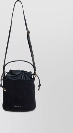 Orciani leather bucket shoulder bag