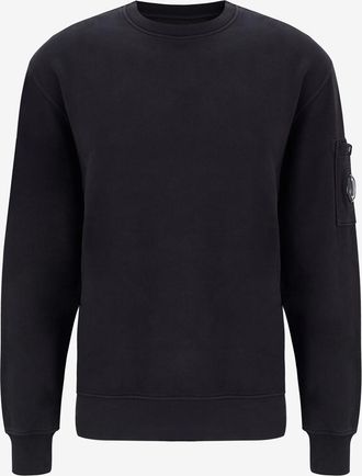 C.P. Company Sweatshirt aus Jersey mit Tasche am Ärmel