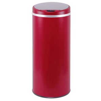 Kitchen Move Cubo de basura de cocina autom&aacute;tico rojo 42l