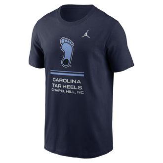 Nike Jordan Mens North Carolina Sideline Jordan Brand Dri-FIT College T-Shirt in Blue | 0JET41SNCN-ZK0