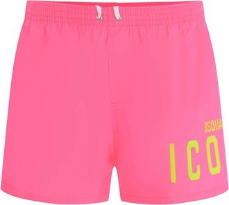 Dsquared2 Beachwear, male, Pink, 2XL, Midi Boxer Briefs