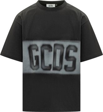 GCDS Black Crew Neck T-Shirt
