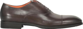 Santoni Lace-up Schoenen - Heren - Nette schoenen - Bruin - 46 EU - Leer - Schoenen