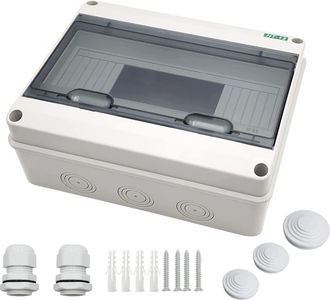 OEM Bo&icirc;tier &Eacute;tanche Ext&eacute;rieur - Ip65 - 12 Modules - Montage En Saillie Pour Jardin Terrasse Abri De Jardin - 1 Pi&egrave;ce