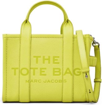 Marc Jacobs The Leather Small Tote bag - unisex - Calf Leather - OS - Yellow