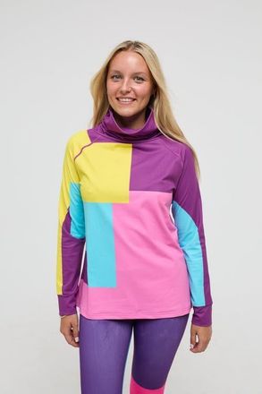 OOSC High Neck Baselayer Top So Fetch - Womens in Multi-Colour at Nordstrom, Size Large
