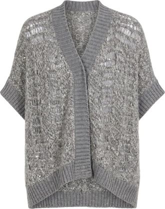 PESERICO Cardigans - Dames - Vesten - Grijs - M - Truien & Vesten