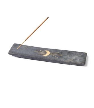 Matr Boomie Indukala Moon Phase Incense Holder in Black at Nordstrom