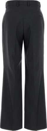 Gucci Womens Wool Trousers Gray