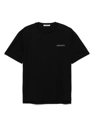 Premiata T-shirt con spacchi laterali - Nero