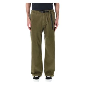 Gramicci Outdoor Trousers, male, Green, Size: S Pant Straight Fit
