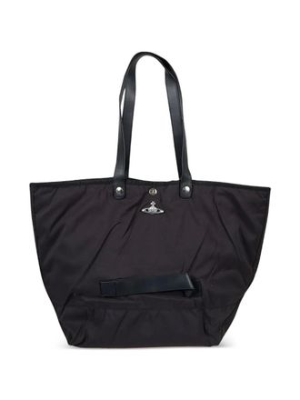 Vivienne Westwood Orb-detail tote bag - Black