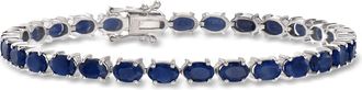 Ross-Simons 16.00- Sapphire Tennis Bracelet in Sterling Silver