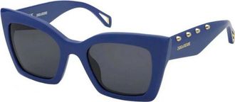 Zadig&Voltaire Womens SZV409-520D82 SZV409 52 520D82 Sunglasses - Blue - One Size