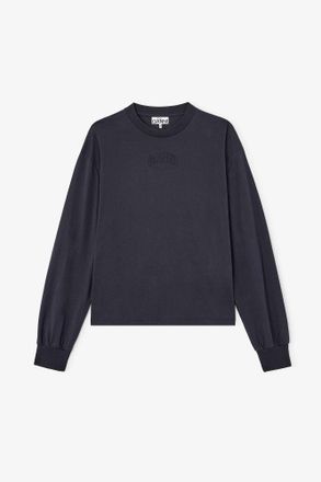 Ganni Mixed Essential Basic Long-sleeve - Size S Organic Cotton