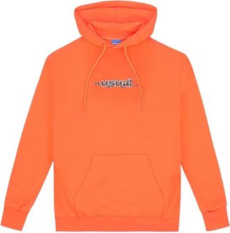 Usual Poison Hoodie - Heren - Hoodies - Oranje - L - Katoen - Hoodies & sweatvesten