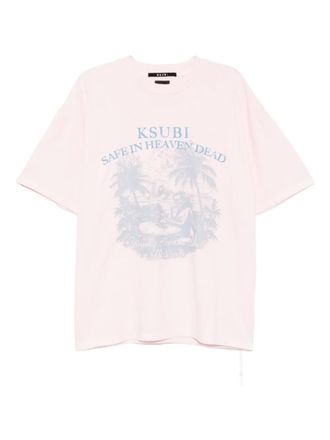 Ksubi Paradiso Ekcess Ss T-shirt - men - Cotton - L - Pink