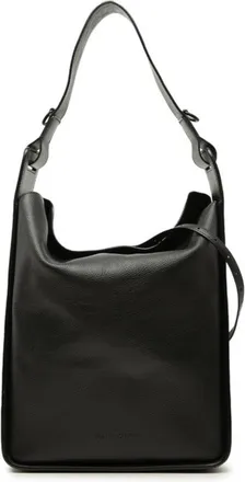 Balenciaga Black Leather Shoulder Bag Tote Bag (Pre-Owned)