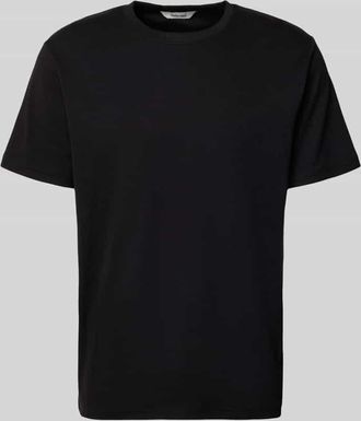 Selected Regular Fit T-Shirt aus Baumwoll-Mix Modell SPENCER in Black, Gr&ouml;&szlig;e XXL