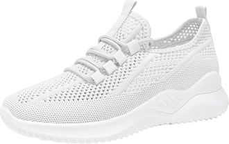Generic Womens Arch Support Trainers, Womens Mesh Trainers, Classic Comfortable Sneakers Versatile Breathable Sneakers Casual and Lace-Up Running Shoes Low-To