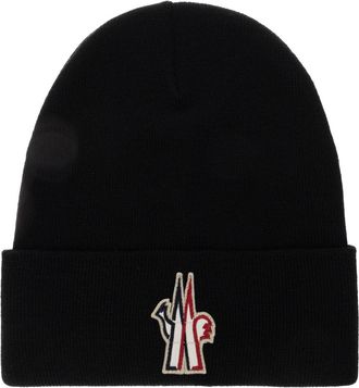 Moncler Grenoble Apr&egrave;s-Ski Muts - Heren - Hoeden - Zwart - ONE Size - Wol - Accessoires