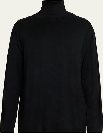 Yohji Yamamoto Mens Wool Turtleneck Top