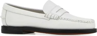 Sebago Womens Pigment Loafer White Leather