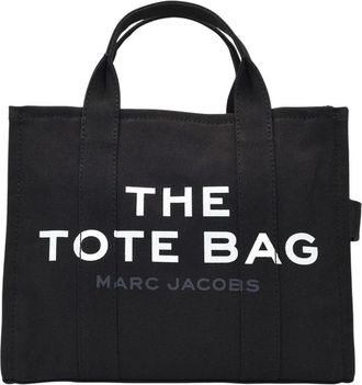 Marc Jacobs De Medium Tote Bag - Dames - Shoppers - Zwart - ONE Size - Katoen - Tassen