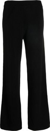 Chinti and Parker knitted wide leg trousers - women - Cashmere/Wool - 3L - Black