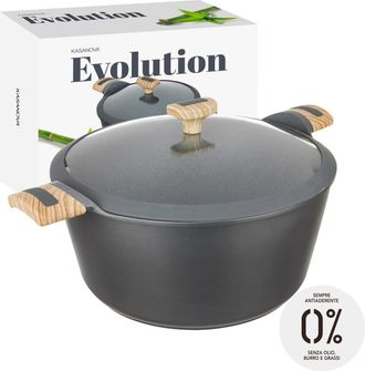 KASANOVA Casseruola 32 cm con coperchio Evolution