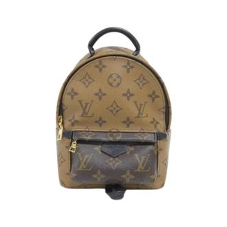Louis Vuitton Pre-owned Palm Springs Mini Monogram Reverse Backpack - - Pre-owned - Donna - Marrone - ONE SIZE