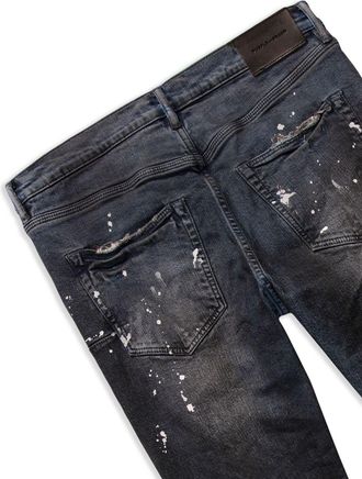 Purple Jeans skinny effetto vernice - INDIGO